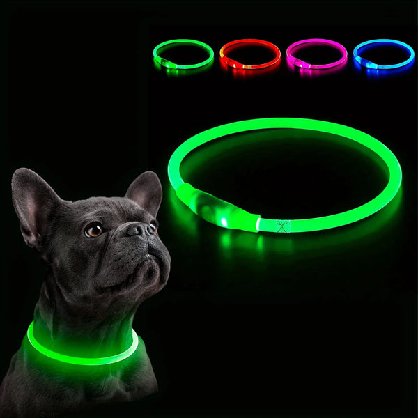GlowPath USB LED Dog Collar